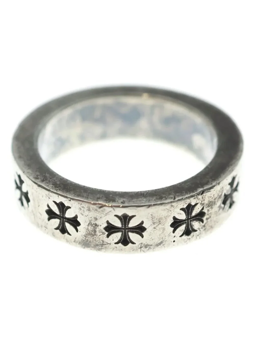 Chrome Hearts Spacer Forever Ring Silver